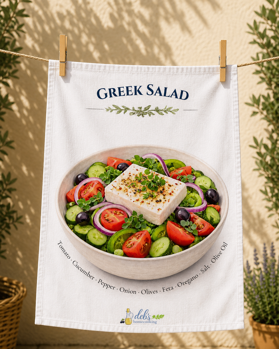 Bundle X 2 💙                                Dill Beige Rustic & Greek Salad