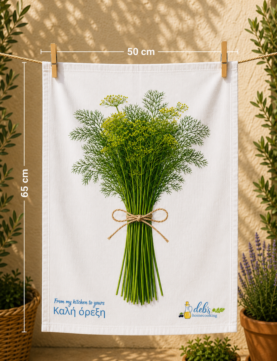 Tea Towel - Dill